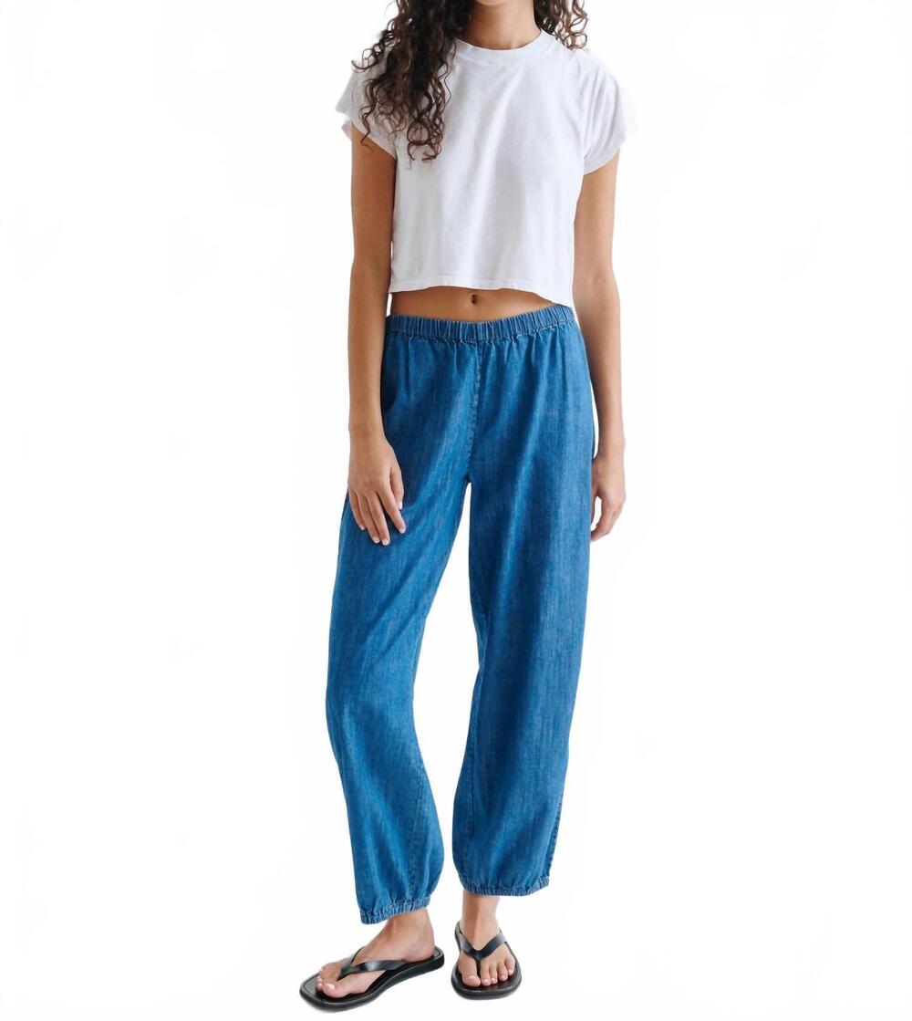 NEW SUZIE KONDI delos denim pants in aegean